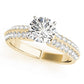 Vintage-Inspired Multirow Engagement Ring