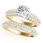 Vintage-Inspired Multirow Engagement Ring