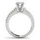Vintage-Inspired Multirow Engagement Ring