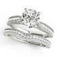 Antique Engraved Filigree Milgrain Engagement Rings