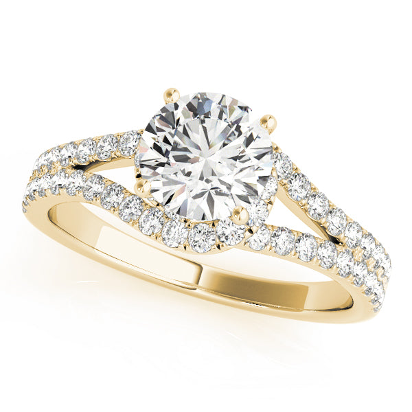 Bypass Split Shank Engagement Rings