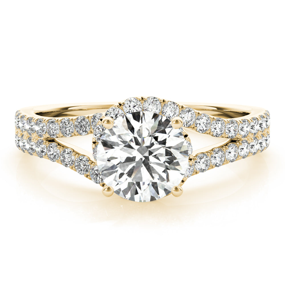 Bypass Split Shank Engagement Rings