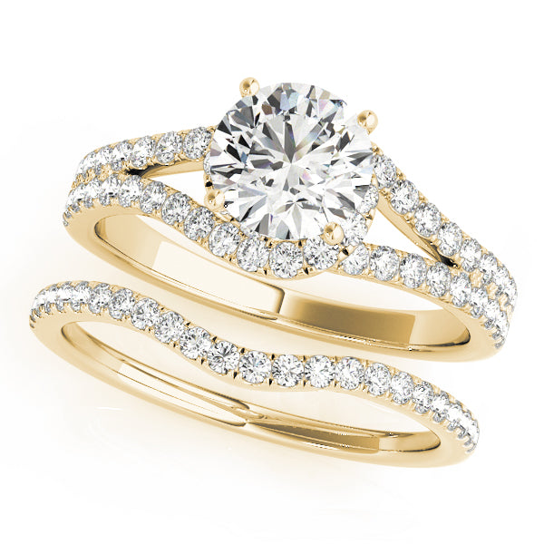 Bypass Split Shank Engagement Rings