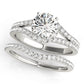 Bypass Split Shank Engagement Rings