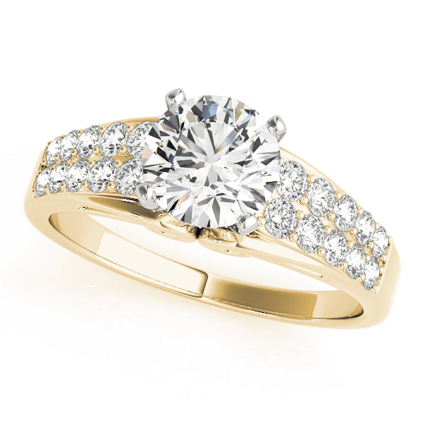 Multirow Prong Engagement Ring