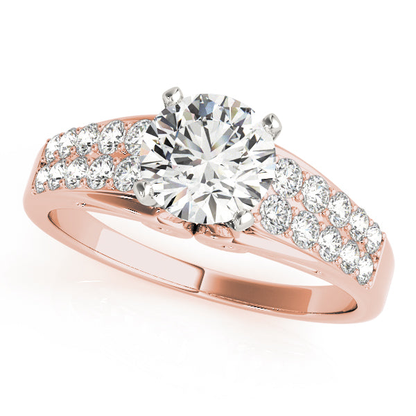 Multirow Prong Engagement Ring