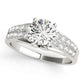 Multirow Prong Engagement Ring