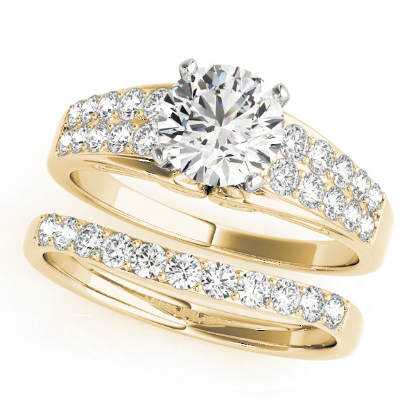 Multirow Prong Engagement Ring