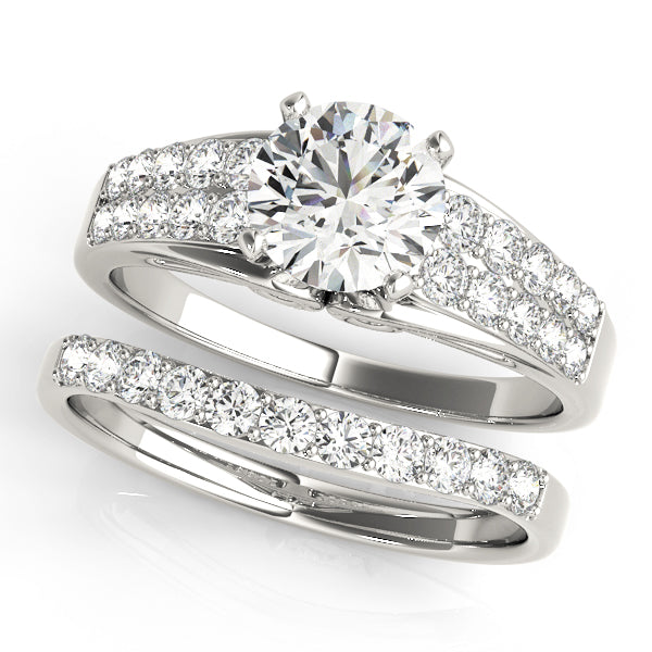 Multirow Prong Engagement Ring