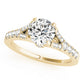 Split Shank Prong Set Engagement Ring