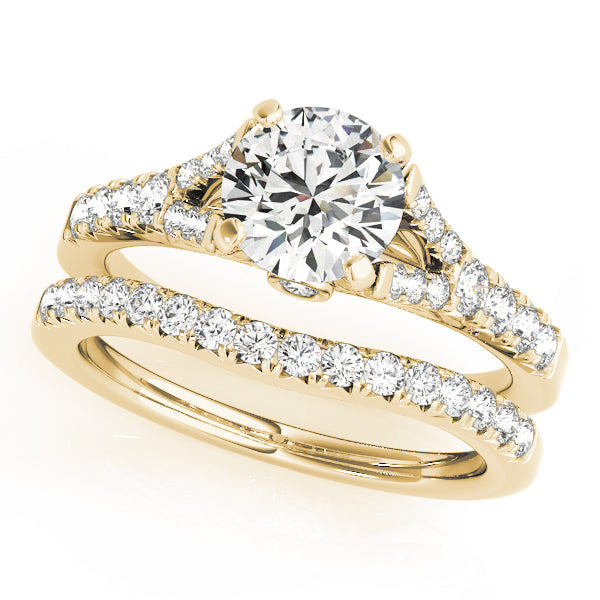 Split Shank Prong Set Engagement Ring