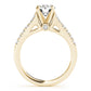 Split Shank Prong Set Engagement Ring