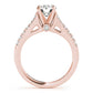 Split Shank Prong Set Engagement Ring