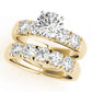 Single Row French Cut Engagement Rings