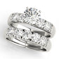 Single Row French Cut Engagement Rings