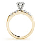 Single Row French Cut Engagement Rings