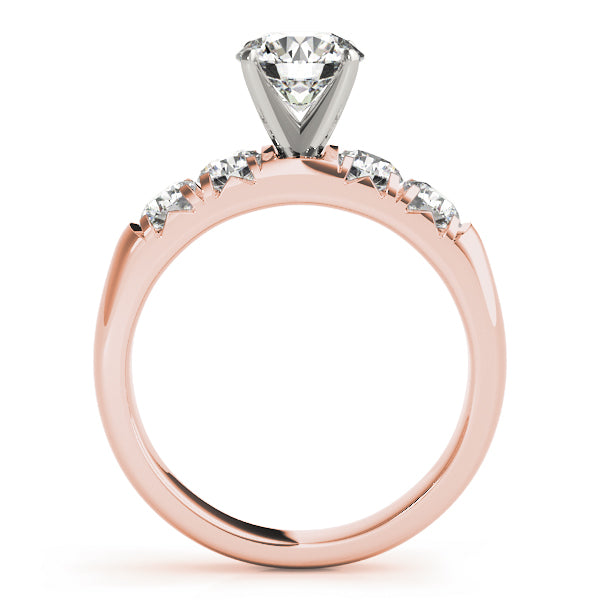 Single Row French Cut Engagement Rings