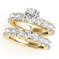 Single Row Prong Set Engagement Rings