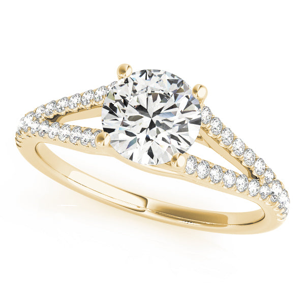 Split Shank Trellis Engagement Ring