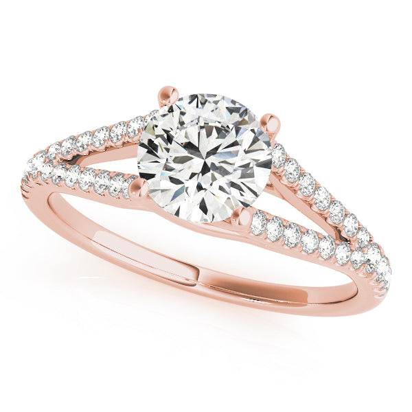 Split Shank Trellis Engagement Ring