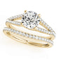 Split Shank Trellis Engagement Ring