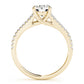 Split Shank Trellis Engagement Ring