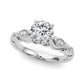 Antique Style Marquise Shape Engagement Ring