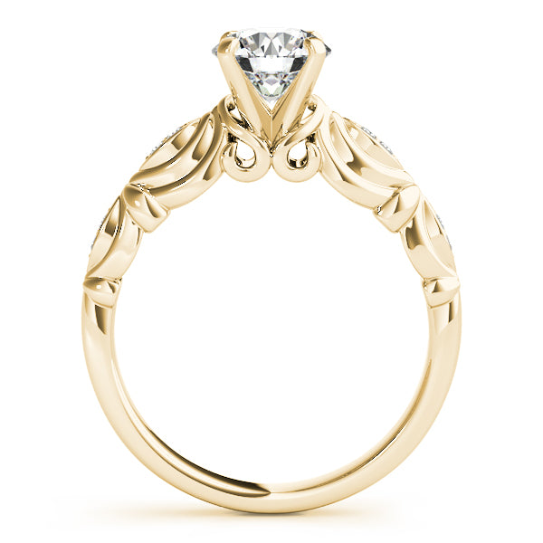 Antique Style Marquise Shape Engagement Ring