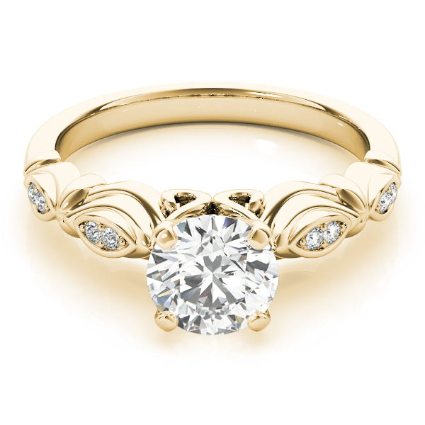 Antique Style Marquise Shape Engagement Ring