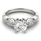 Antique Style Marquise Shape Engagement Ring