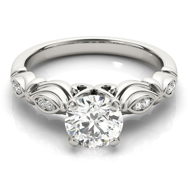 Antique Style Marquise Shape Engagement Ring