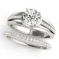 Single Row Prong Engagement Ring