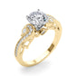 Vintage Inspired Swirling Engagement Ring