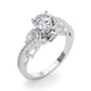 Vintage Inspired Swirling Engagement Ring
