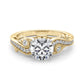 Vintage Inspired Swirling Engagement Ring