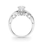 Vintage Inspired Swirling Engagement Ring