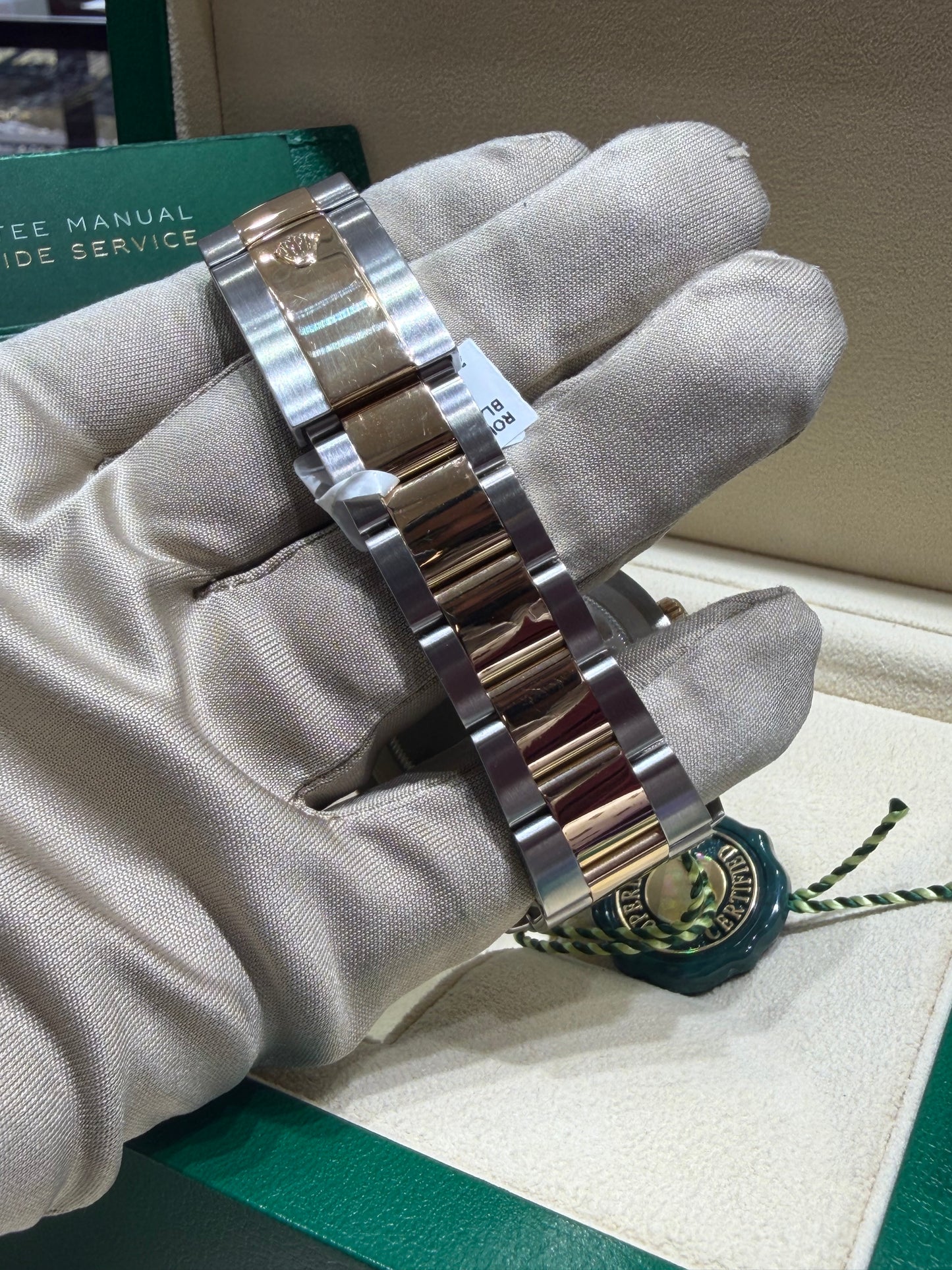 Rolex 116333 Datejust II 18k Stainless Steel 41mm Black Roman