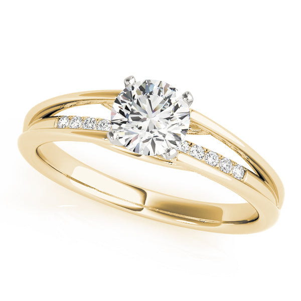 ENGAGEMENT RINGS SINGLE ROW PRONG