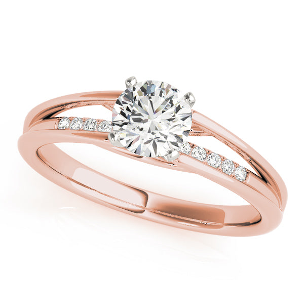 ENGAGEMENT RINGS SINGLE ROW PRONG