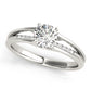 ENGAGEMENT RINGS SINGLE ROW PRONG