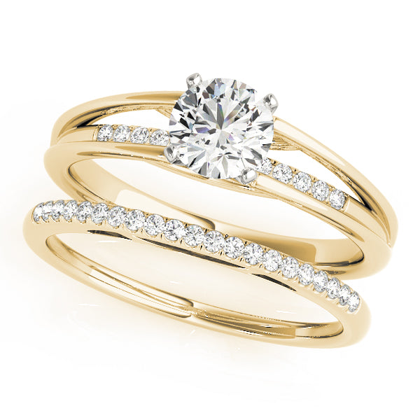 ENGAGEMENT RINGS SINGLE ROW PRONG