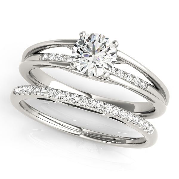 ENGAGEMENT RINGS SINGLE ROW PRONG