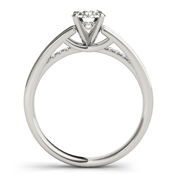 ENGAGEMENT RINGS SINGLE ROW PRONG