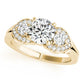 ENGAGEMENT RINGS 3 STONE ROUND