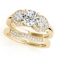 ENGAGEMENT RINGS 3 STONE ROUND