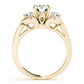 ENGAGEMENT RINGS 3 STONE ROUND
