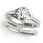 Single Row Prong Engagement Ring