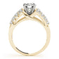 Multirow Pavé Engagement Rings