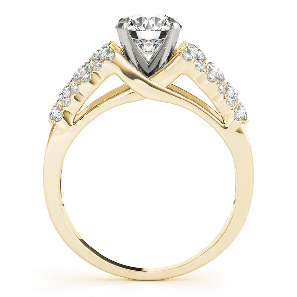 Multirow Pavé Engagement Rings