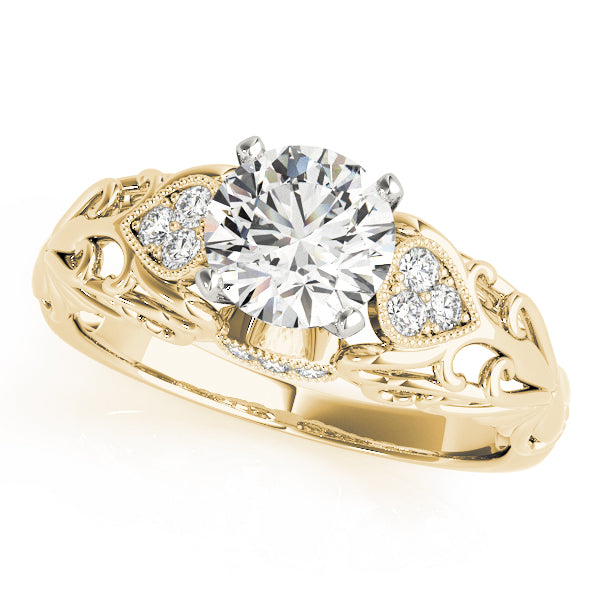 Vintage-Inspired Filigree Engagement Band